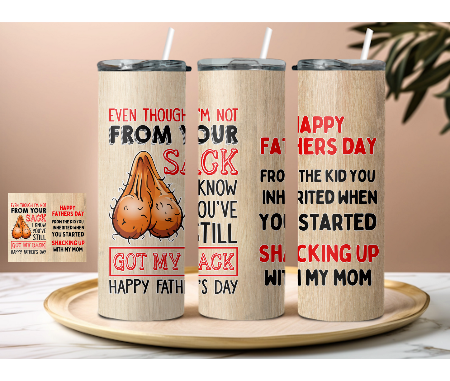 Father's Day Tumblers | Tumblers for Dad | 20oz Sublimation Tumblers