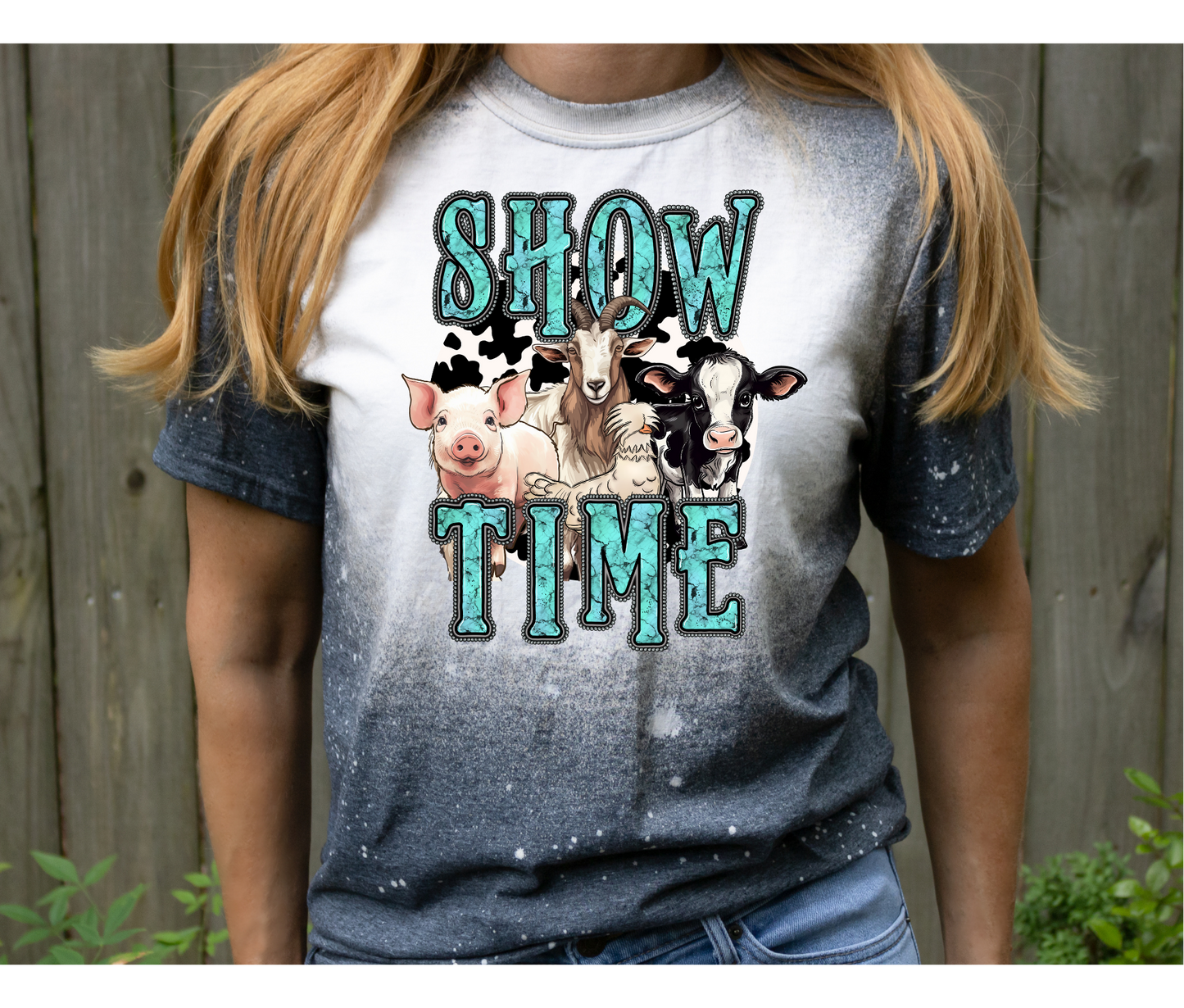 Barn Show Social Crew Shirt | Here For The Animals | Farmer Shirts | Fair Season Shirts | Sublimation Designs