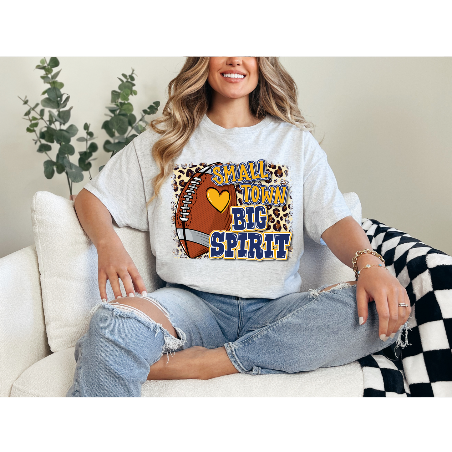 Small Town Big Spirit Tees | Let's Go School Spirit | Let's Go Sports Team | DTF Designs