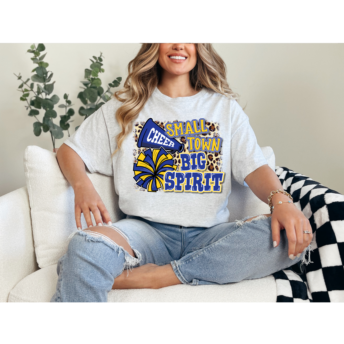 Small Town Big Spirit Tees | Let's Go School Spirit | Let's Go Sports Team | DTF Designs