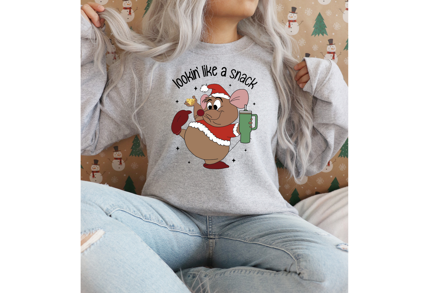 Christmas Sweater | Looking Like A Snack | Funny Christmas Shirts | Sublimation Shirts