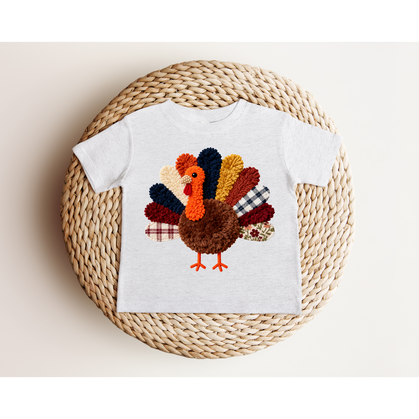 Little Turkey Faux Yarn Tee