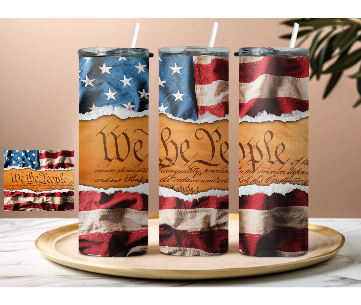 All American Babe Tumbler | We The People Tumbler | 20oz Tumblers