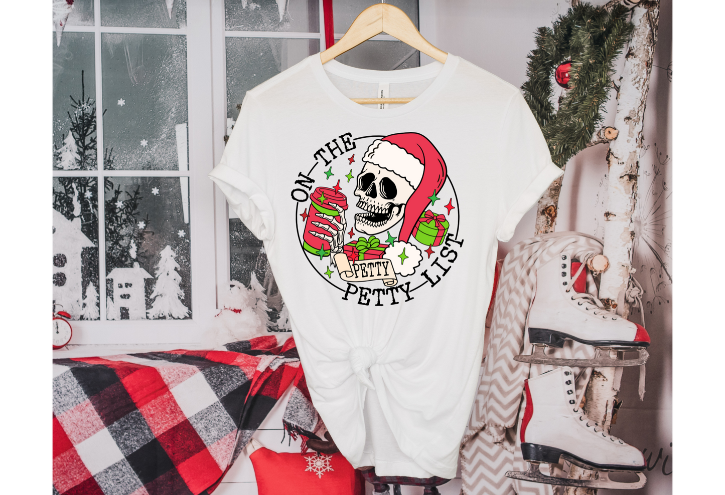 Christmas Sweater | On The Petty List | Funny Christmas Shirts | Sublimation Shirts