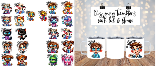 Sarcastic Coffee Mugs | Funny Coffee Mugs | Coffee Lovers | 12oz Coffee Mug Tumblers