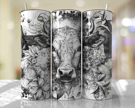 Cow Tumblers | Just A Girl Who Loves Cows |  20oz Tumblers