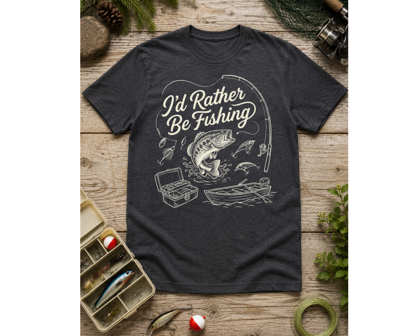 Fishing Graphic T-Shirt Collection | Bass Fishing & Patriotic Fisherman Tees