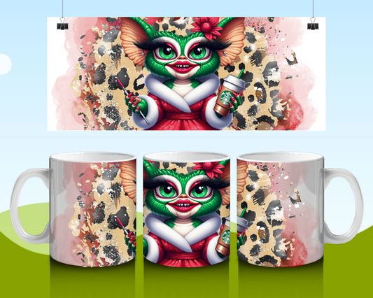 Gremlin Christmas Mugs | Christmas Tumblers | 11oz Coffee Mug