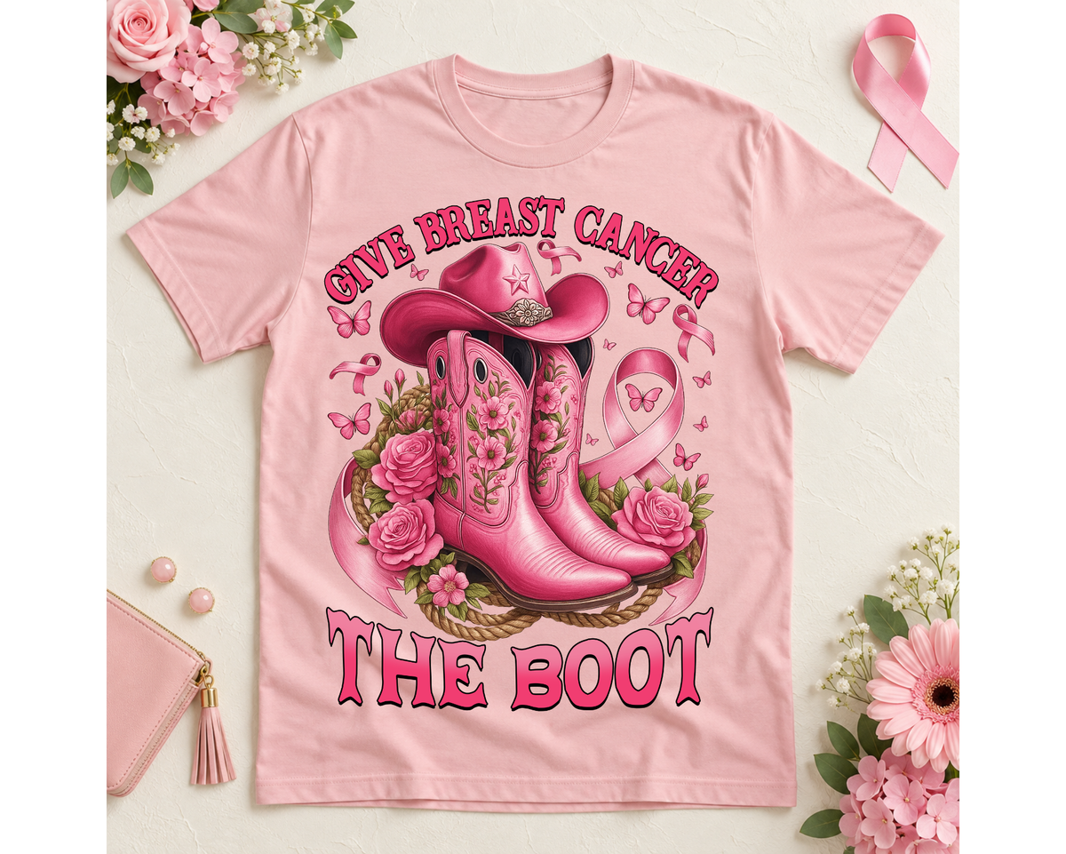 Breast Cancer Awareness Graphic Tee | In October We Wear Pink