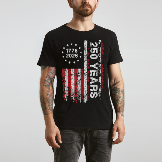 America 250 Years Shirt | 1776–2026 Patriotic Tee | 4th of July Shirt | USA Birthday Tee | Freedom Shirt