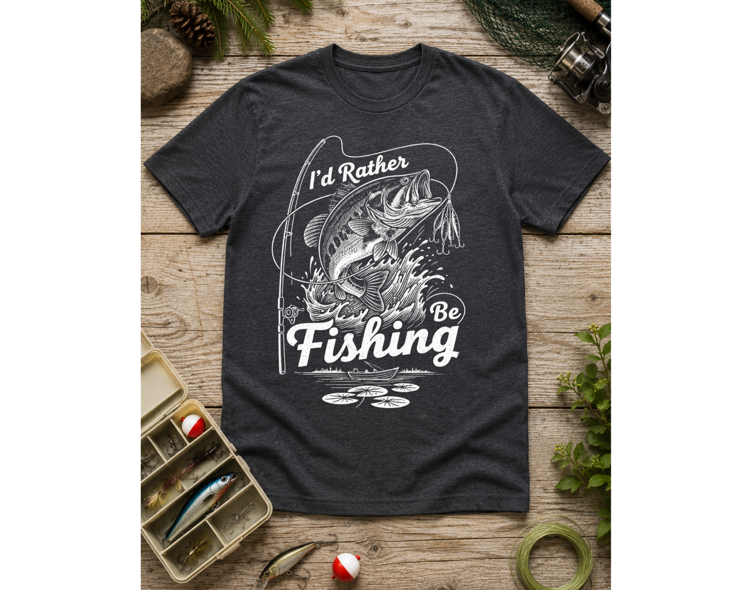 Fishing Graphic T-Shirt Collection | Bass Fishing & Patriotic Fisherman Tees