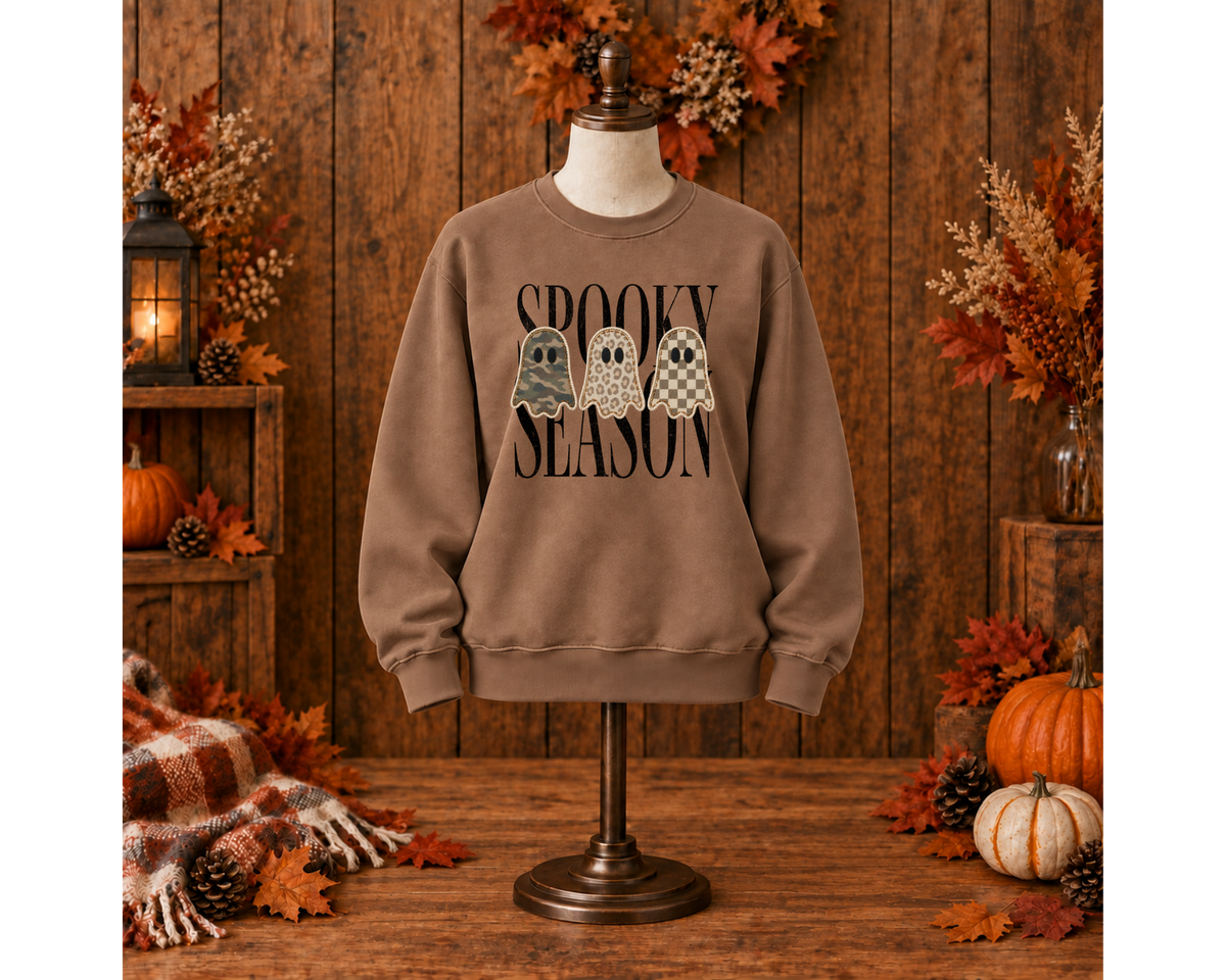 Spooky Season Ghost T-Shirt or Sweatshirt