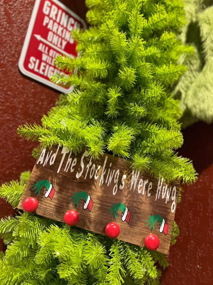 And The Stockings Were Hung | Christmas Stocking Holder | Family Stocking Holder || Read Description Please