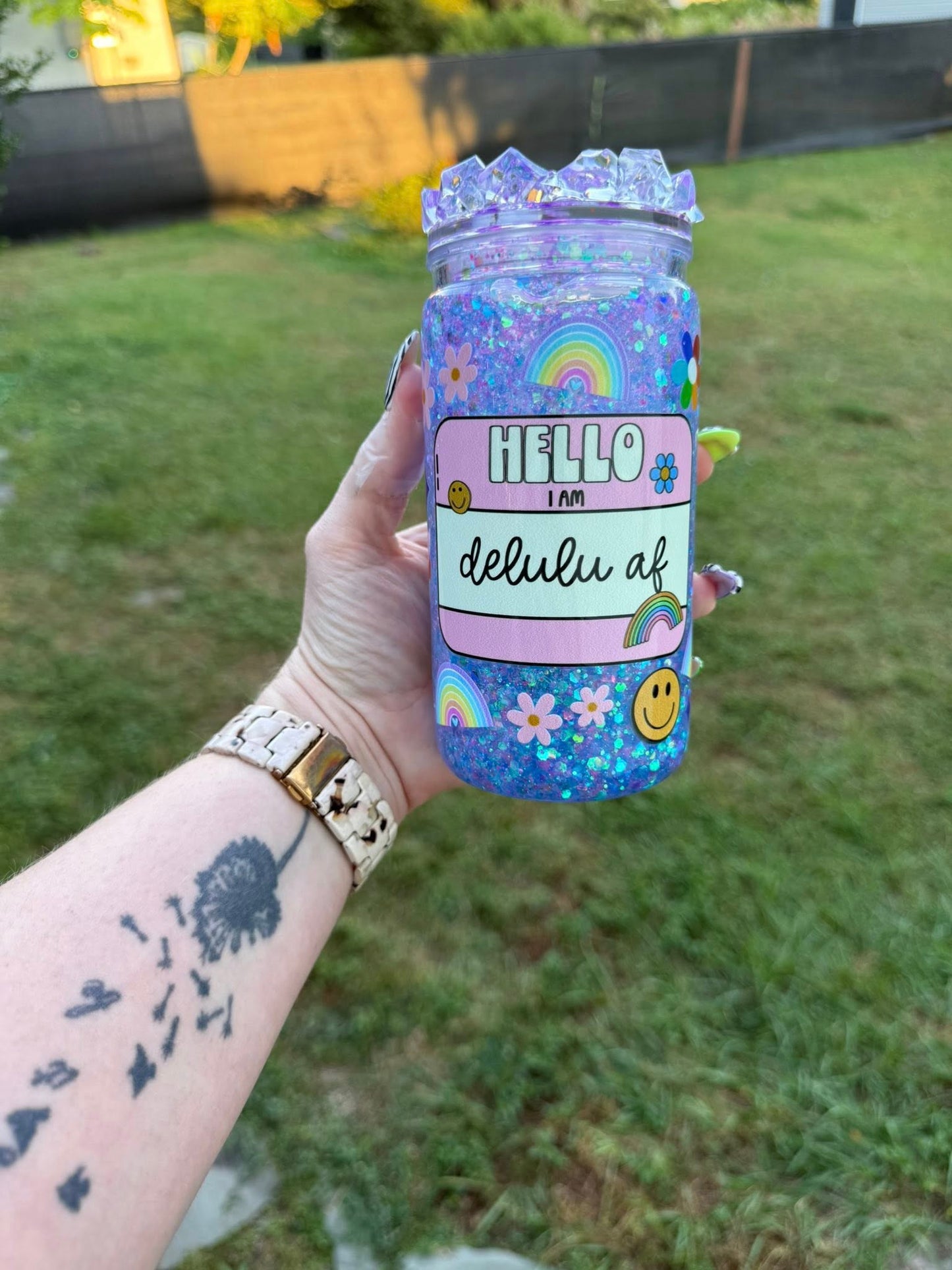 Glitter Snow Globe Tumbler – Sparkle All Season Long!