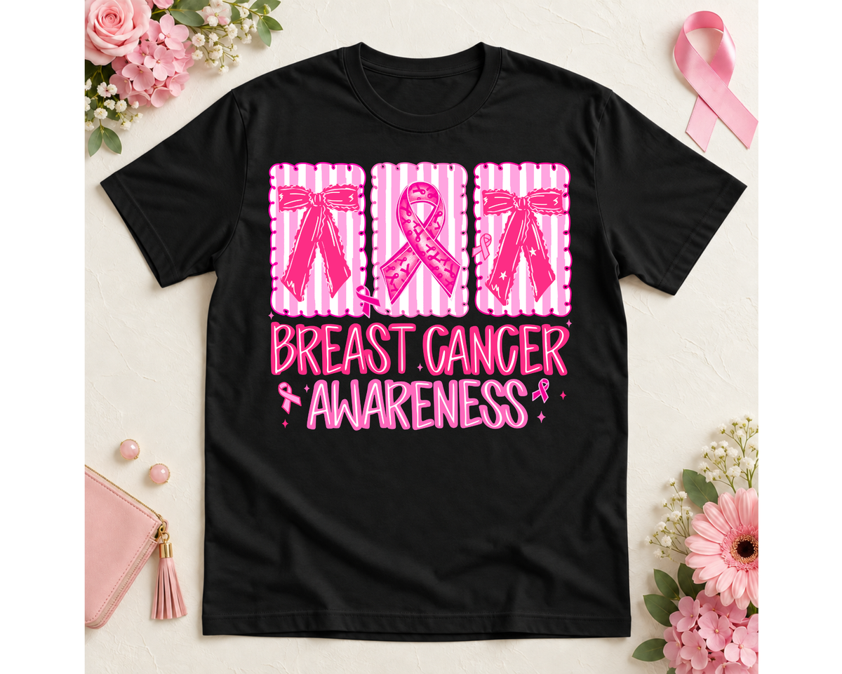 Breast Cancer Awareness Graphic Tee | In October We Wear Pink