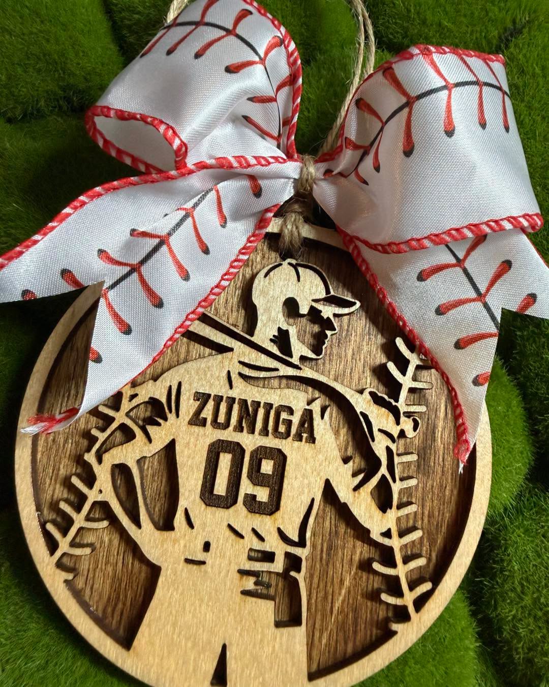 Personalized Sports Ornament | Custom Athlete Christmas Ornament | Baseball Basketball Soccer Dance Football Softball | Sports Keepsake