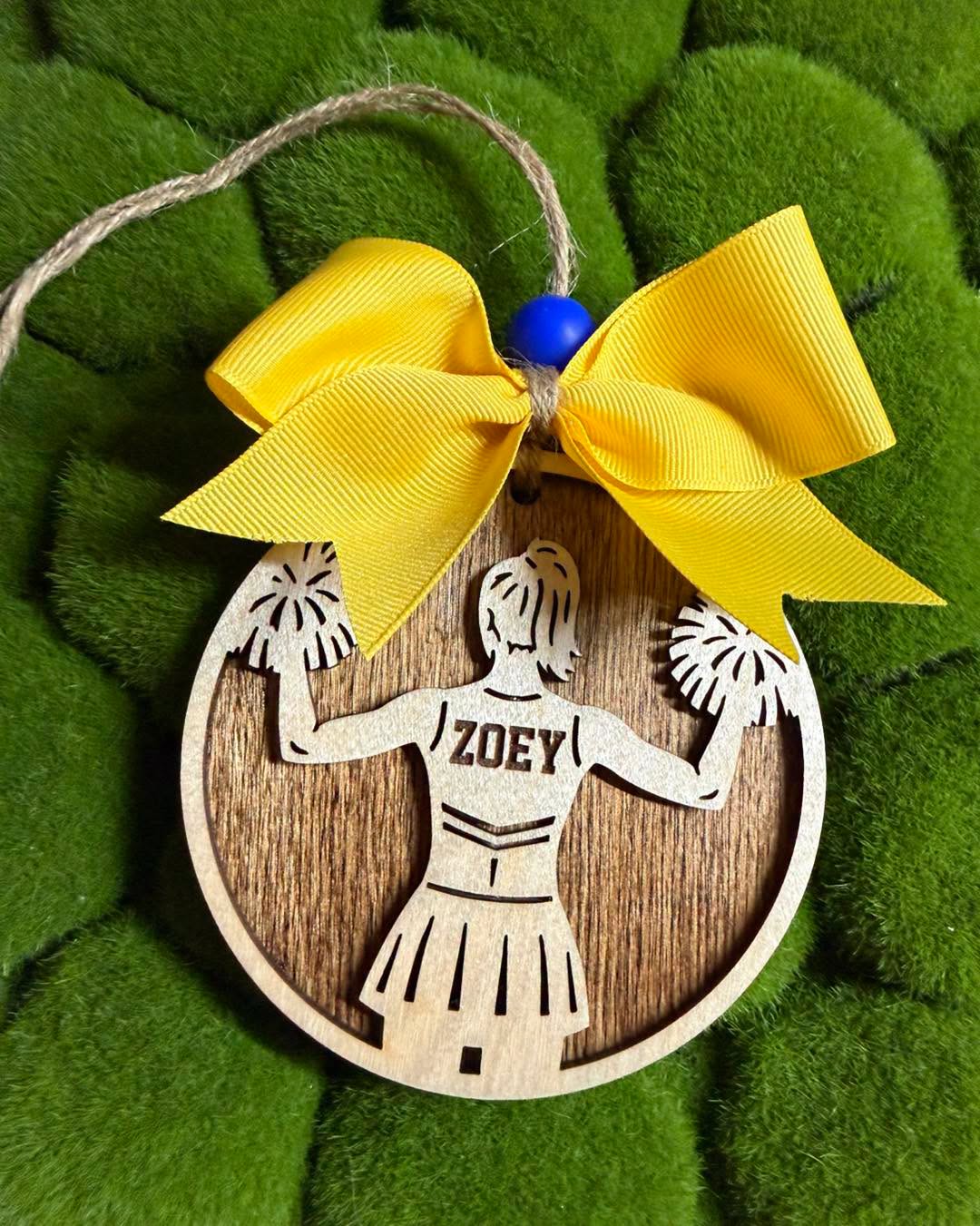 Personalized Sports Ornament | Custom Athlete Christmas Ornament | Baseball Basketball Soccer Dance Football Softball | Sports Keepsake