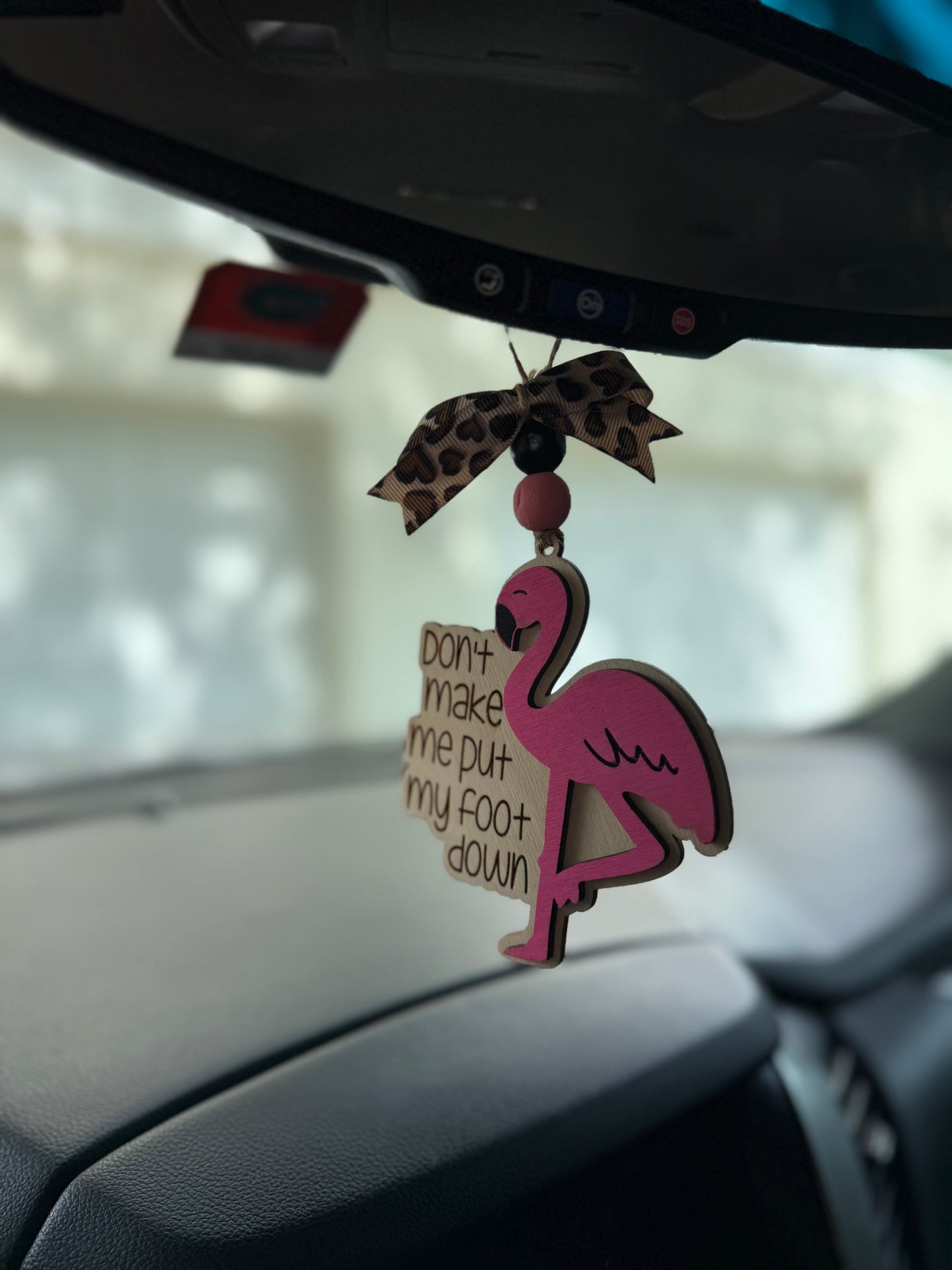 Florida Edition Car Charm | Flamingo Car Charm | Car Accessories | Pineapple Car Charm
