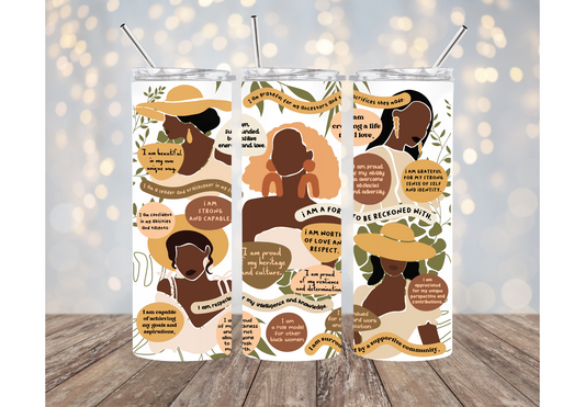 Black Culture Tumblers | Juneteenth Tumblers | Black History Tumblers | 20oz Tumblers