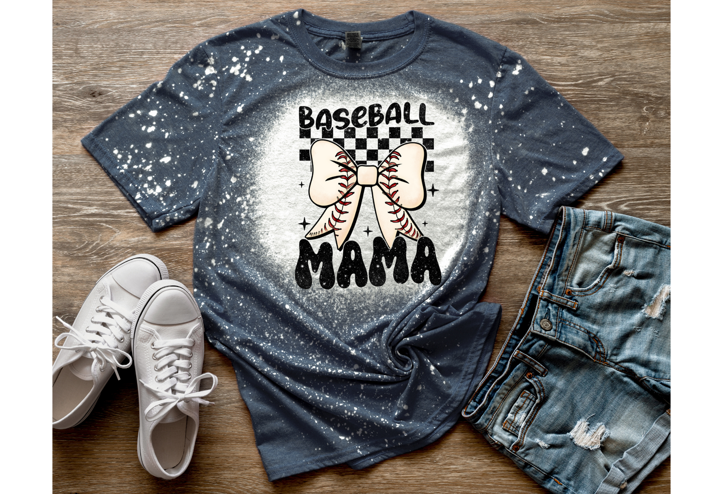 Baseball Mom Graphic T-Shirt | Baseball Mama Ballpark Tee