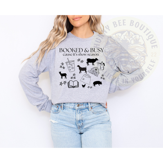 Booked & Busy Show Season Tee