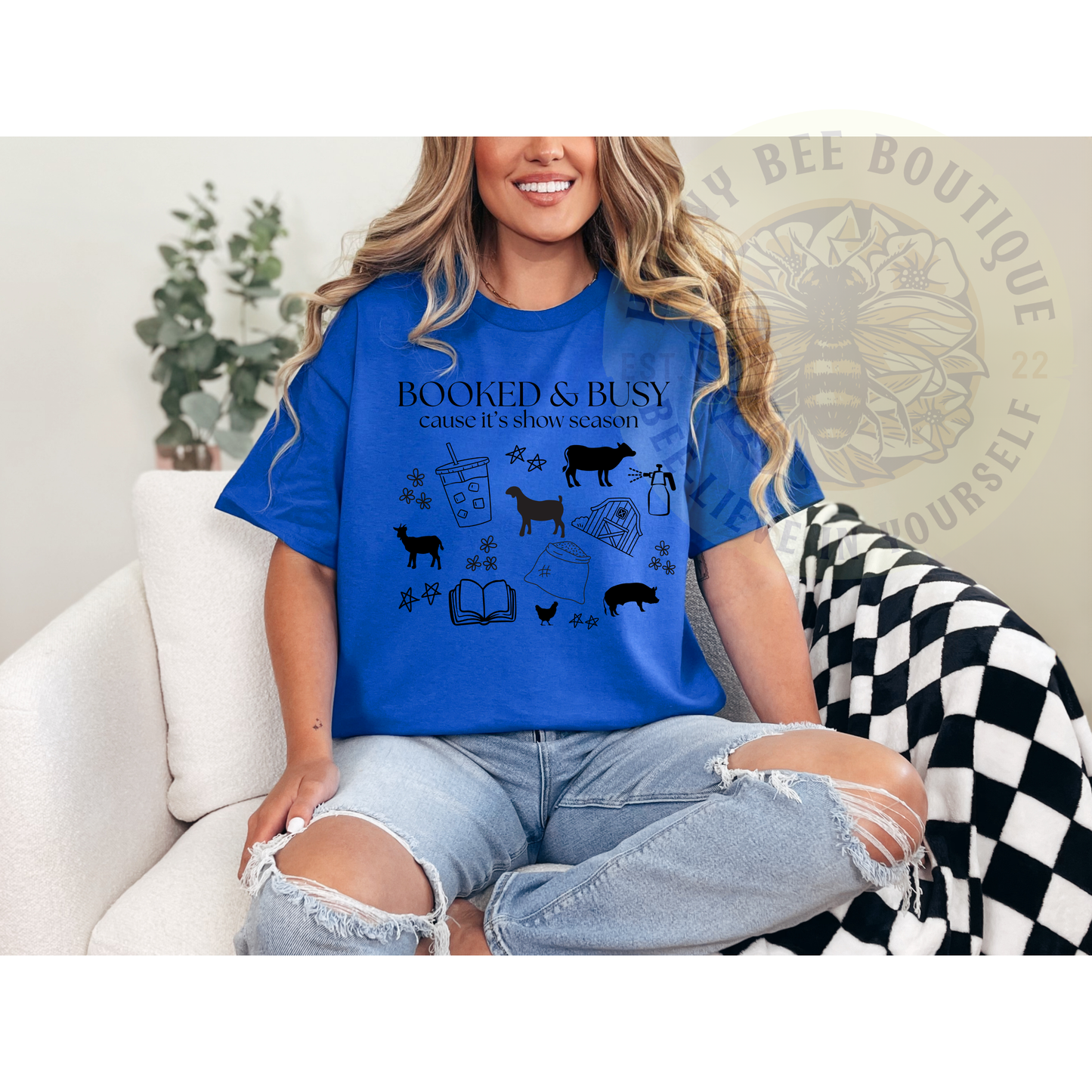 Booked & Busy Show Season Tee