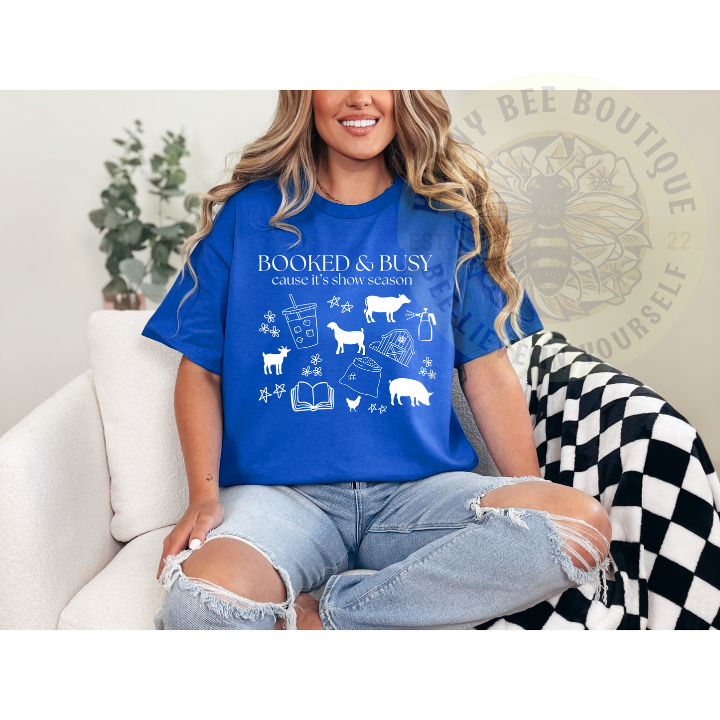 Booked & Busy Show Season Tee