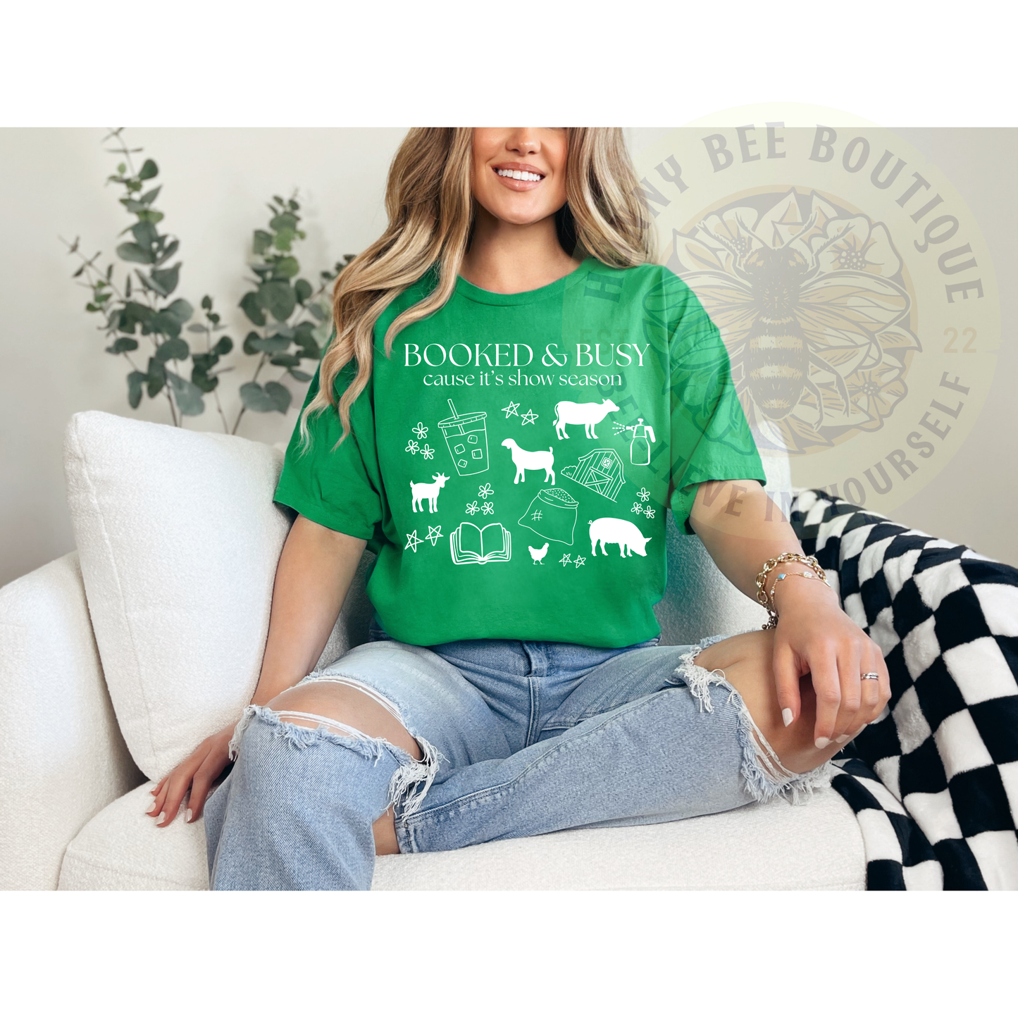 Booked & Busy Show Season Tee