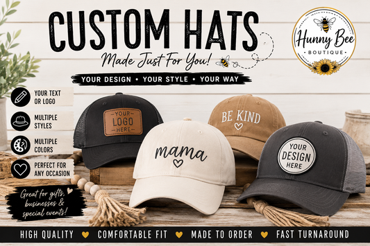 Custom Hat | Personalized Richardson, Trucker & Baseball Caps | Custom Engraved Patch or Printed Hat