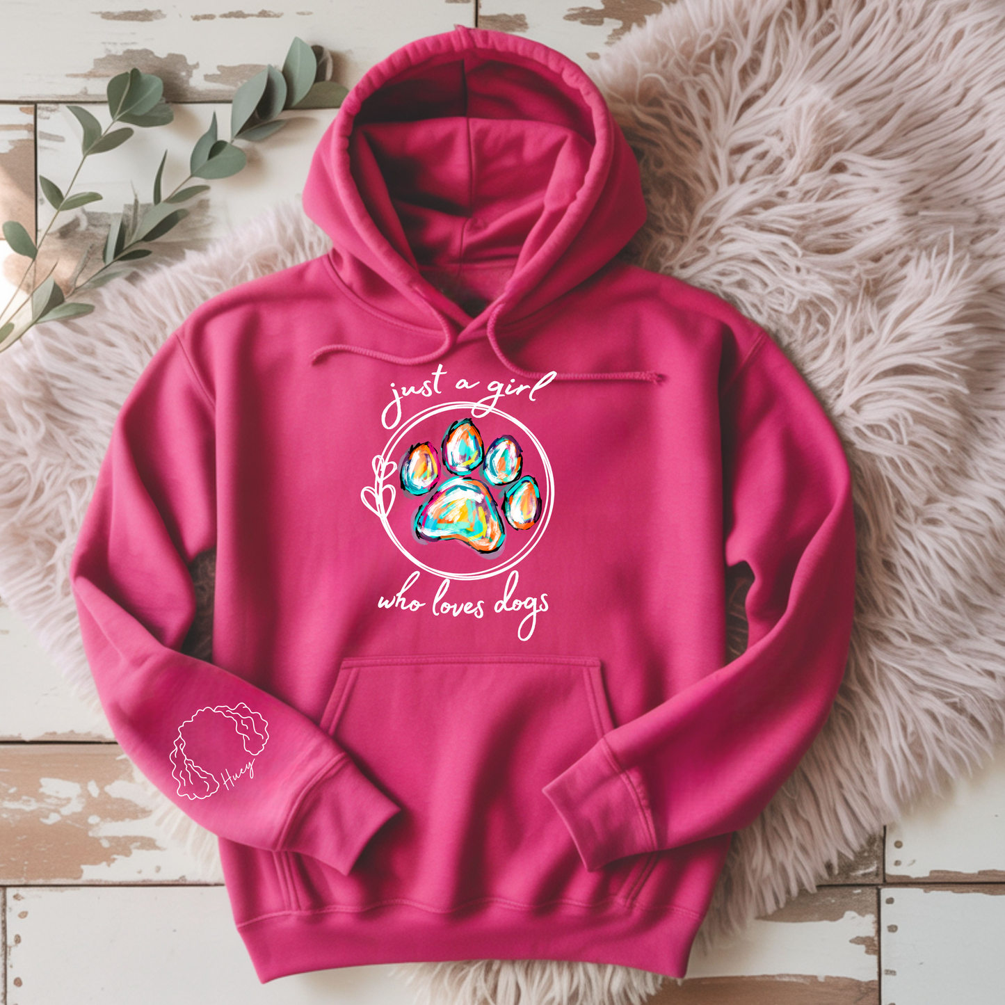 Just a Girl Who Loves Dogs Hoodie