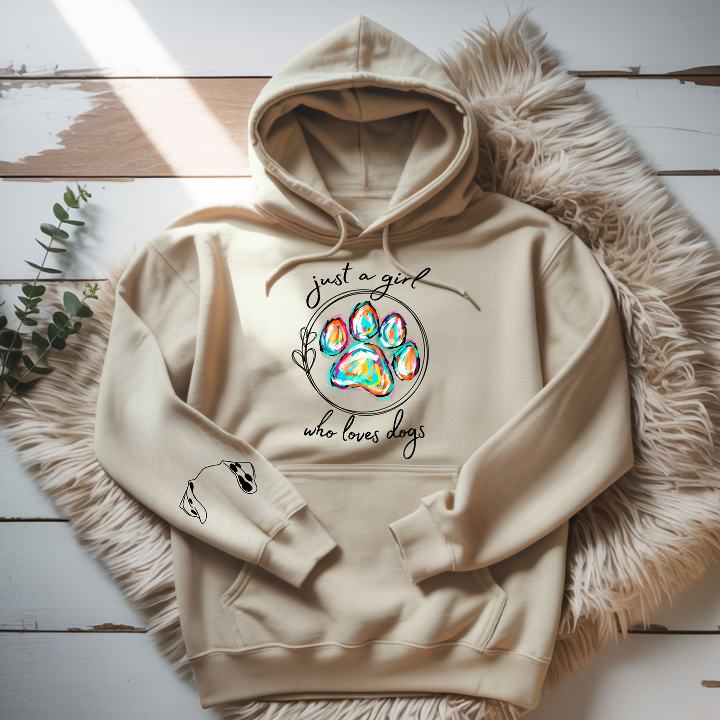 Just a Girl Who Loves Dogs Hoodie