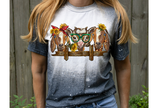 Goat Shirt | Cute Goat Designs | Farmer Shirts | Sublimation Designs