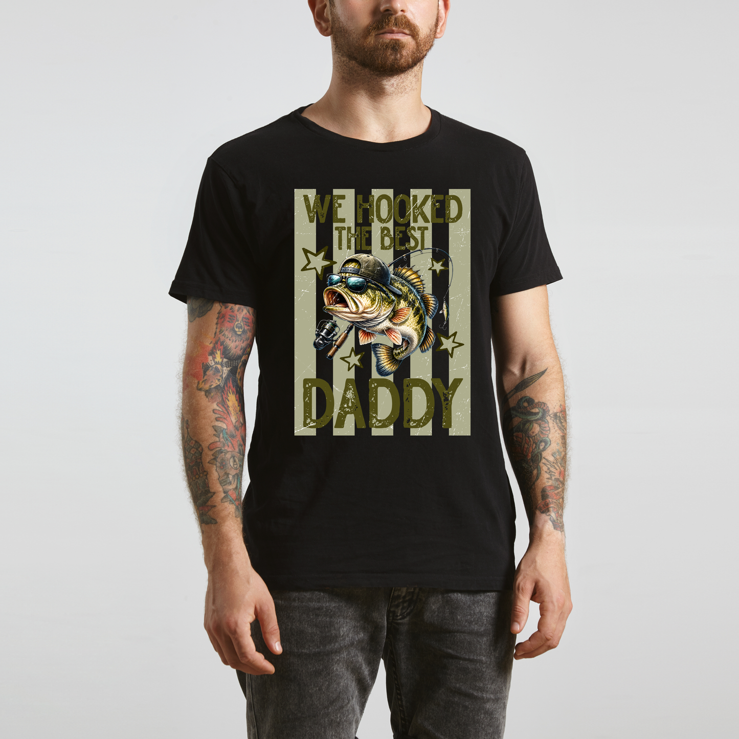 We Hooked the Best Custom Fishing Dad Shirt | Personalized Father’s Day Fishing Tee | Daddy Grandpa Papa Pawpaw Gift