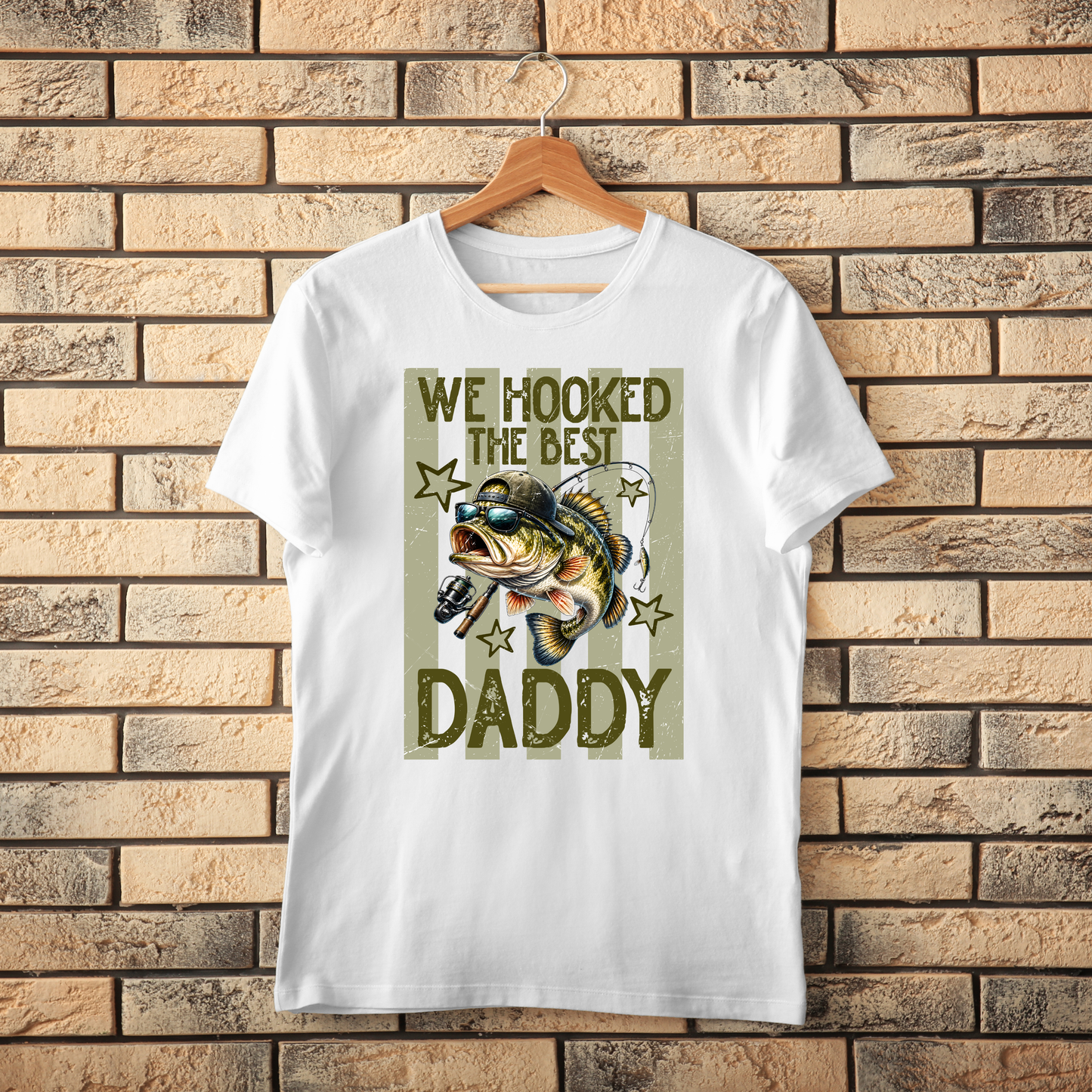 We Hooked the Best Custom Fishing Dad Shirt | Personalized Father’s Day Fishing Tee | Daddy Grandpa Papa Pawpaw Gift