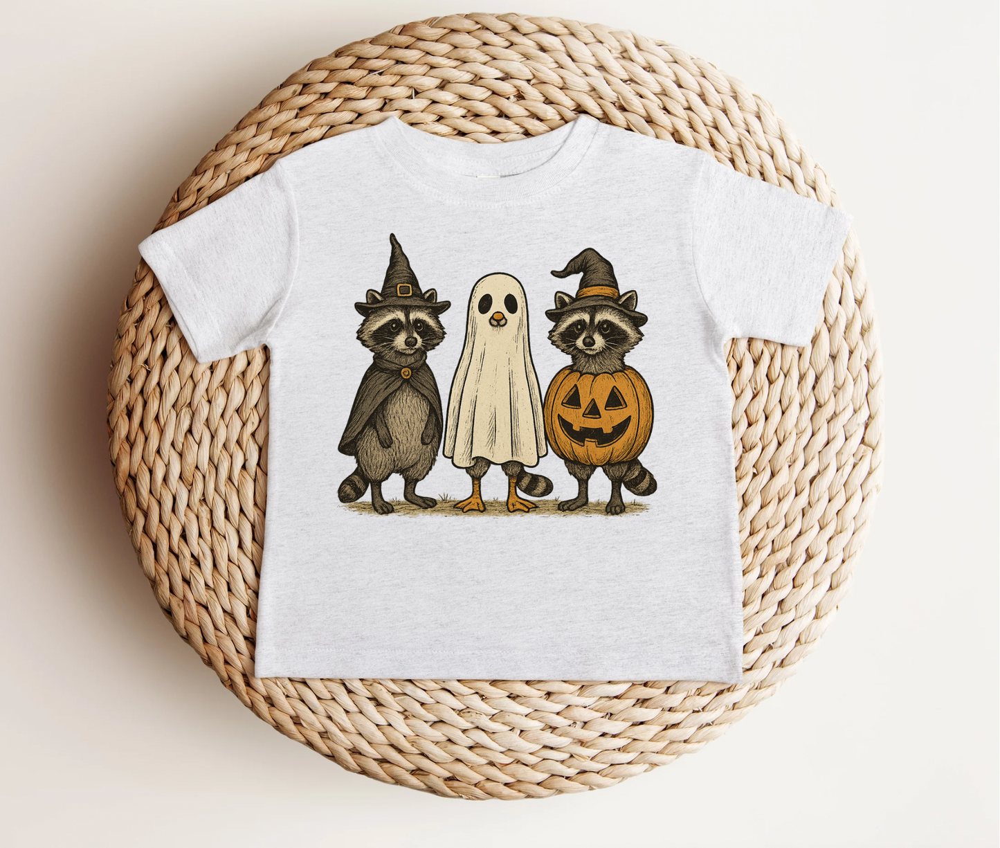 Halloween Raccoons | Halloween Tees | DTF Designs