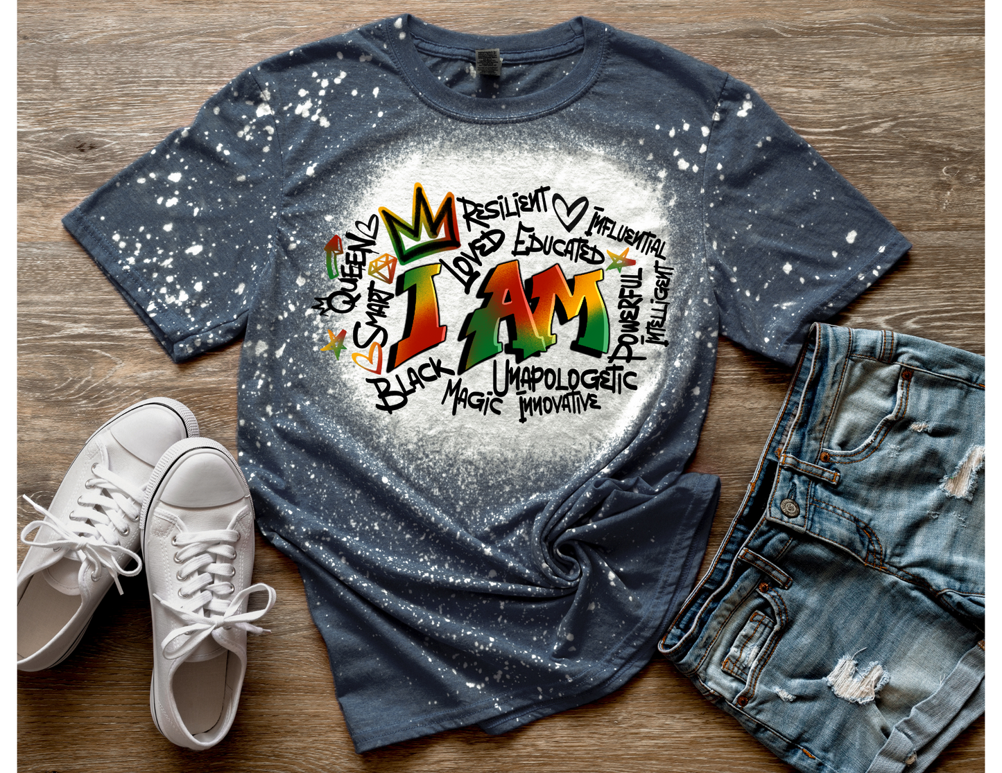 Black History Ribbon Graphic Tee | Black Excellence Empowerment Shirt