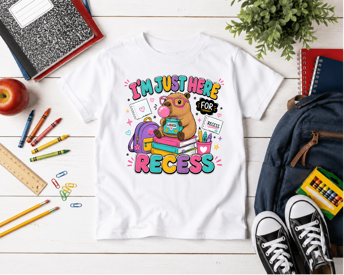 School Days Graphic Tee | Fun Back to School Shirts for Kids