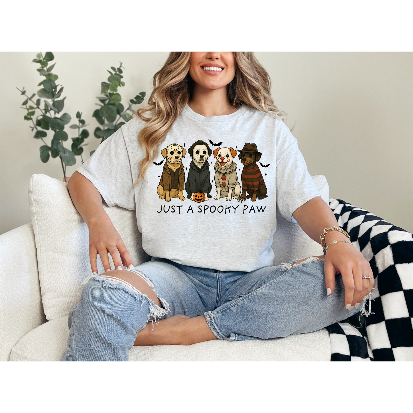 Spooky Dog T-Shirt | Halloween Doggie| DTF Design