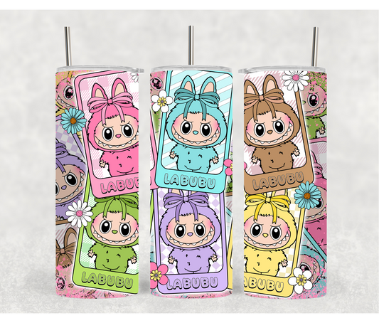 Cute Crazy Doll Tumbler | La Bubus | 20oz Tumblers