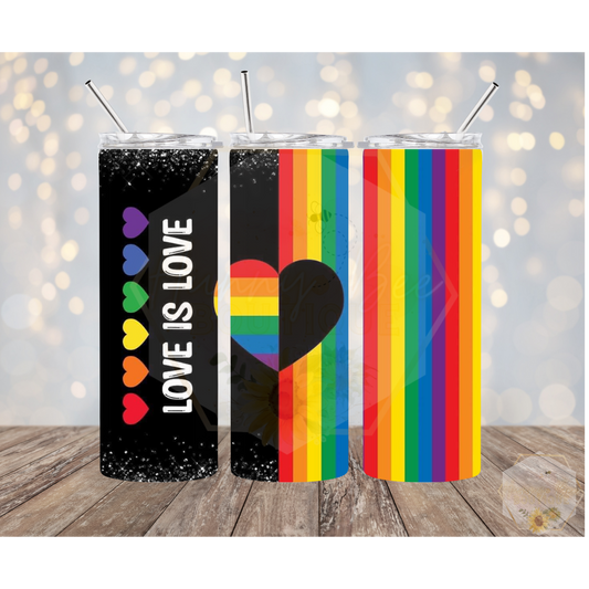 Love is Love | Proud Mom | Pride Tumblers | 20oz Tumblers