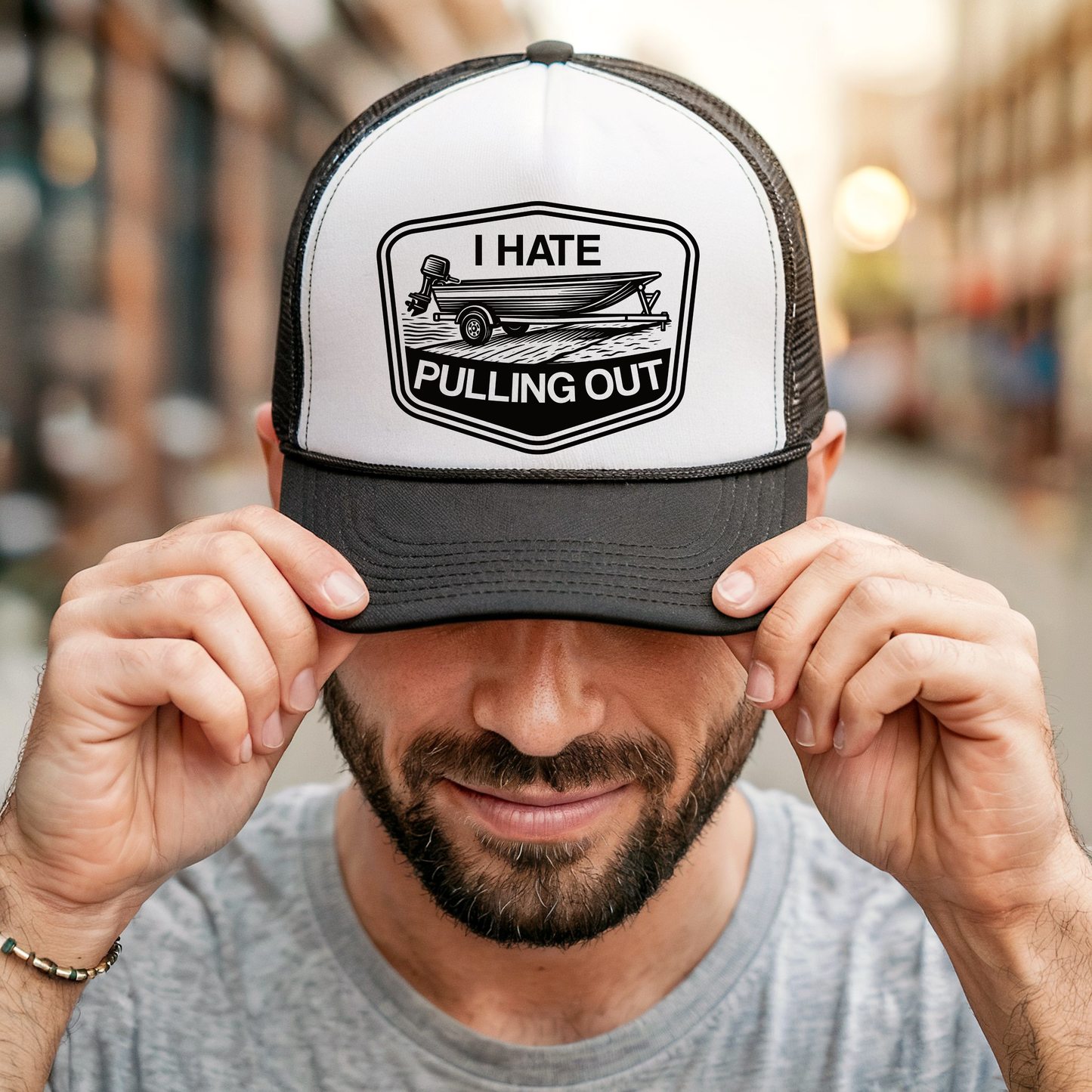 I Hate Pulling Out Fishing Tee & Hat