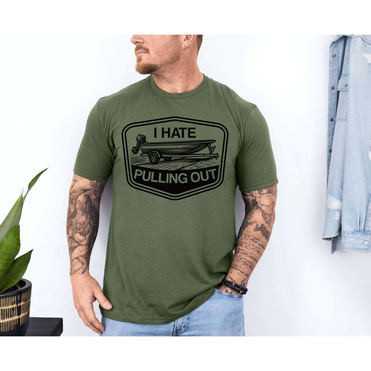 I Hate Pulling Out Fishing Tee & Hat