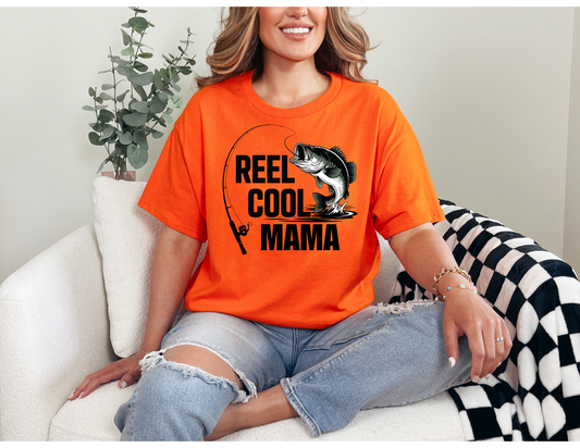 Reel Cool Mama | Fishing Shirt | DTF Design