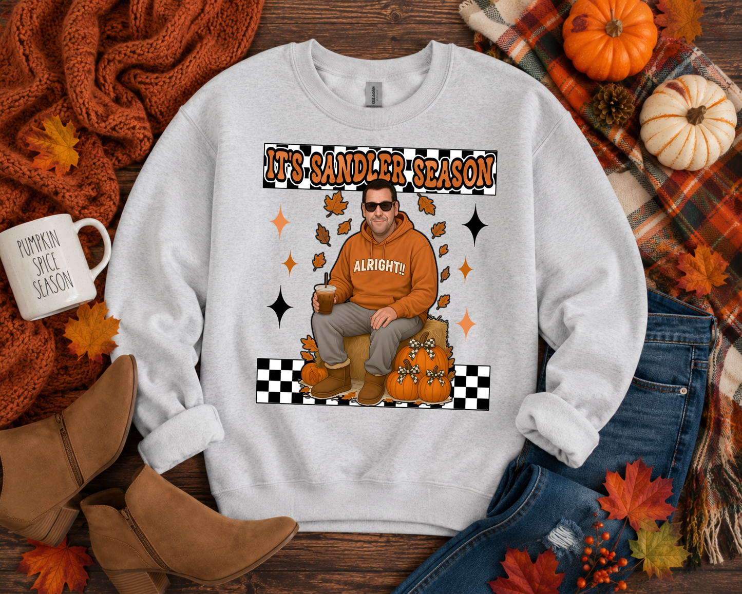 Sandler Season Shirt or Sweatshirt | Sandler Mom Tee | Funny Fall Movie Inspired Graphic Shirt