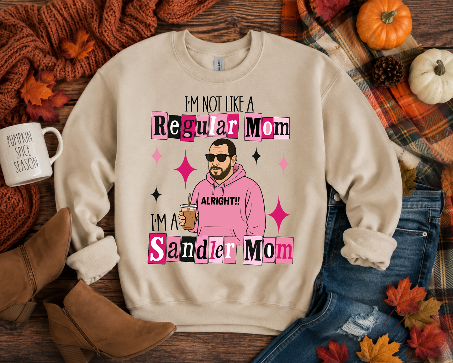Sandler Season Shirt or Sweatshirt | Sandler Mom Tee | Funny Fall Movie Inspired Graphic Shirt