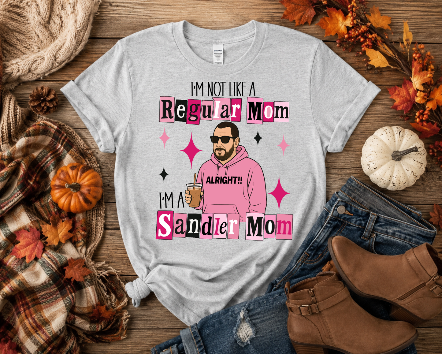 Sandler Season Shirt or Sweatshirt | Sandler Mom Tee | Funny Fall Movie Inspired Graphic Shirt