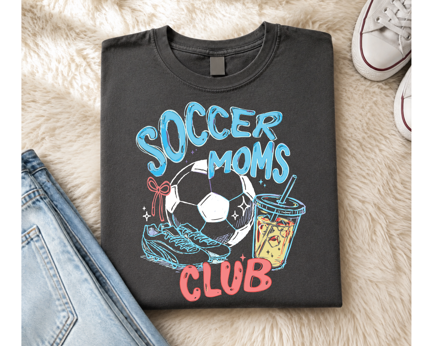 Soccer Mom T-Shirt | Game Day Soccer Shirt | Soccer Mama Graphic Tee