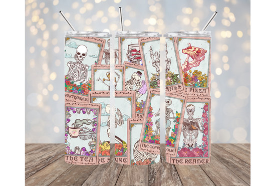 Tarot Tumblers | Funny Tarot Cards | Sarcastic Tarot Cards | 20oz Tumblers