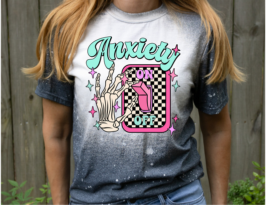 Anxiety Shirt | Funny Tees | Anxiety Off | Mental Health Shirts | Sublimation Designs