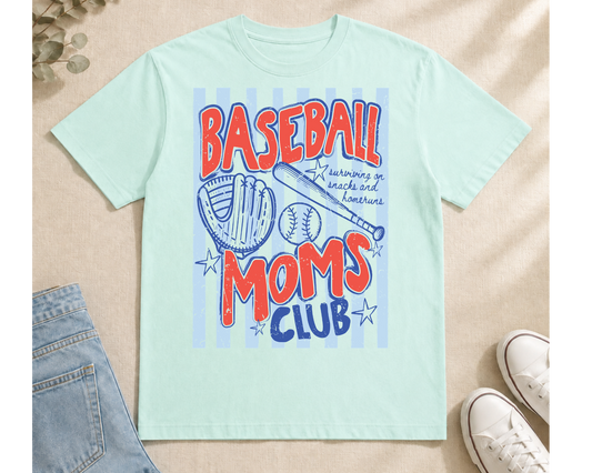Baseball Mom Graphic T-Shirt | Baseball Mama Ballpark Tee